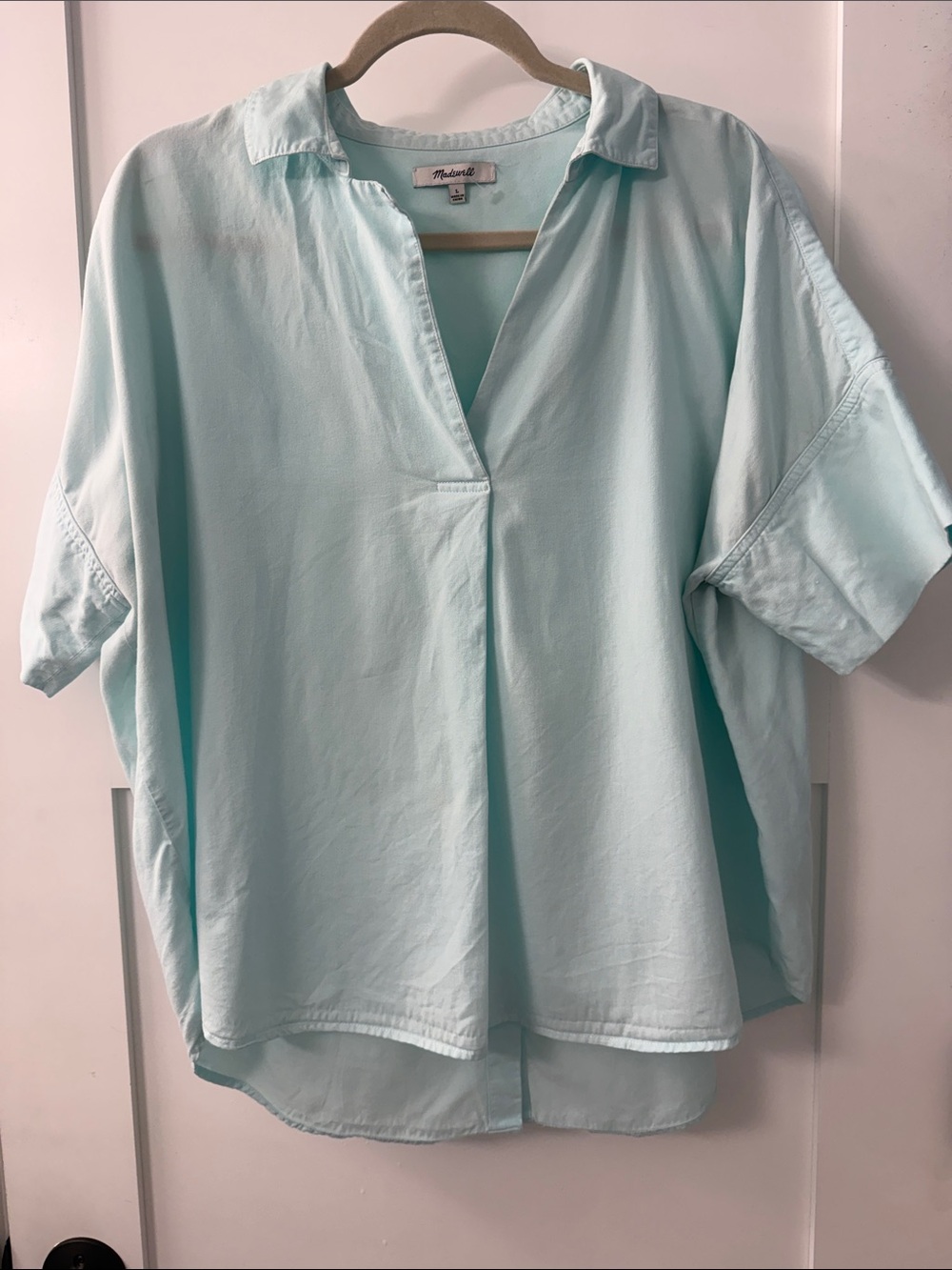 Madewell Currier Button Back Shirt